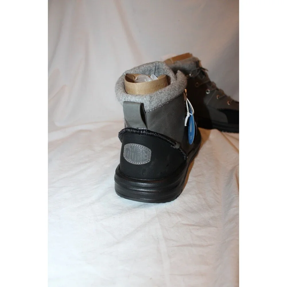 Hey Dude Men's Bradley Classic Chukka Style Boots Size 15 GRAY Shoes NWOB